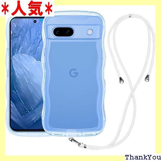 Pixel 7A ケース クリア ショルダー 全面保護 掛けケース ストラップ付き 長さ調整可能 落下防止 透明 447