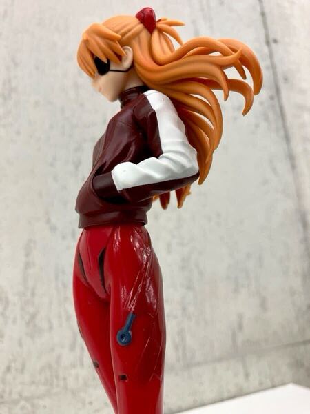 2017年 原型師:西村直起 式波 アスカ ラングレー フィギュア Evangelion ジャージ 微笑ver. 眼帯 プラグスーツ SEGA 外箱無