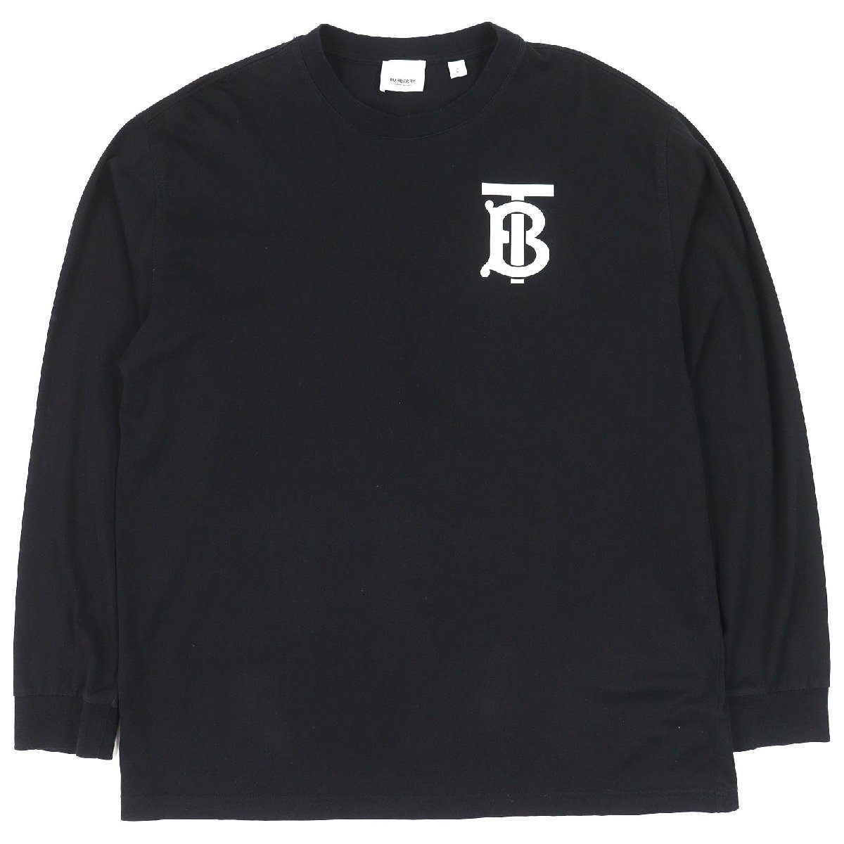 BURBERRY クルーネック長袖カットソー ロンT 袖ロゴ Lサイズ 黒/白 2025年最新】Yahoo!オークション - 長袖Tシャツ(男性用