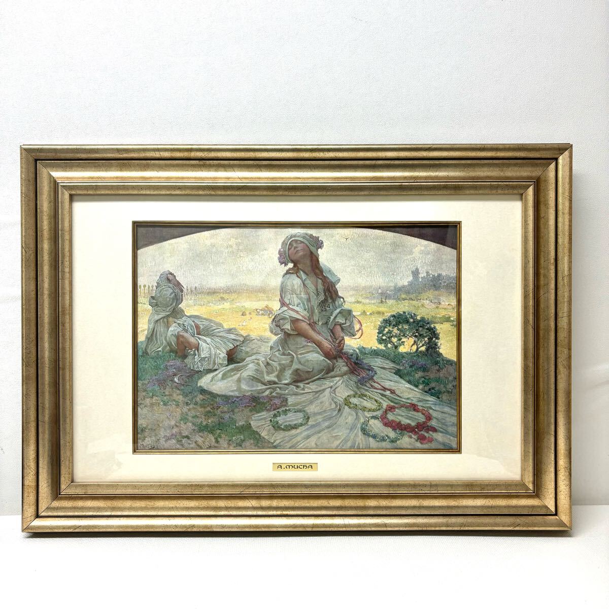 ミュシャのリトグラフ agmotokawa_arufonsumyusya-