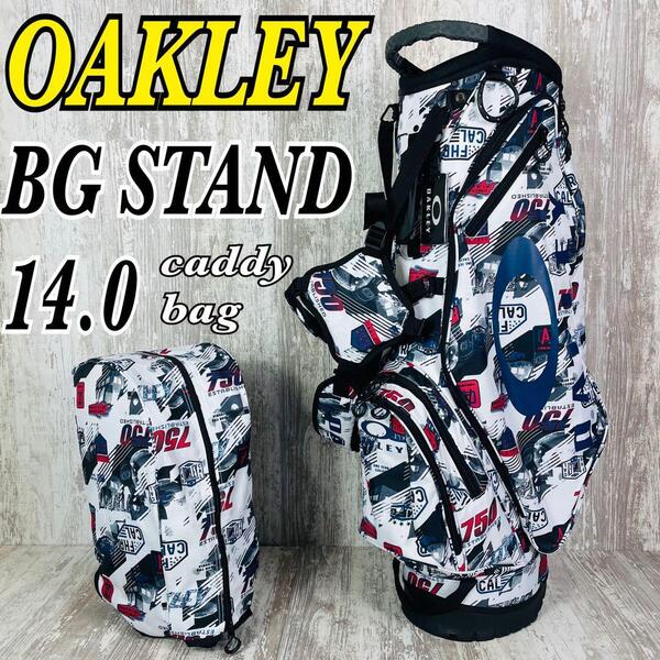 【美品】OAKLEY オークリー ゴルフ BG スタンド キャディバッグ14.0