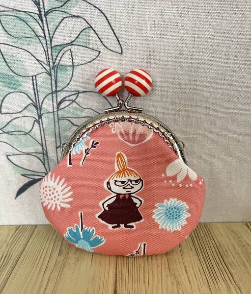 小さめがま口 / ポーチ / 財布 / 小物入れ / ハンドメイド ☆ リトルミイ・482