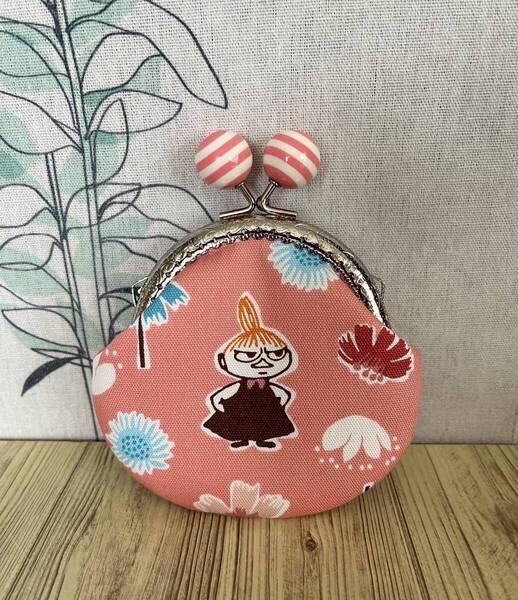 小さめがま口 / ポーチ / 財布 / 小物入れ / ハンドメイド ☆ リトルミイ・474