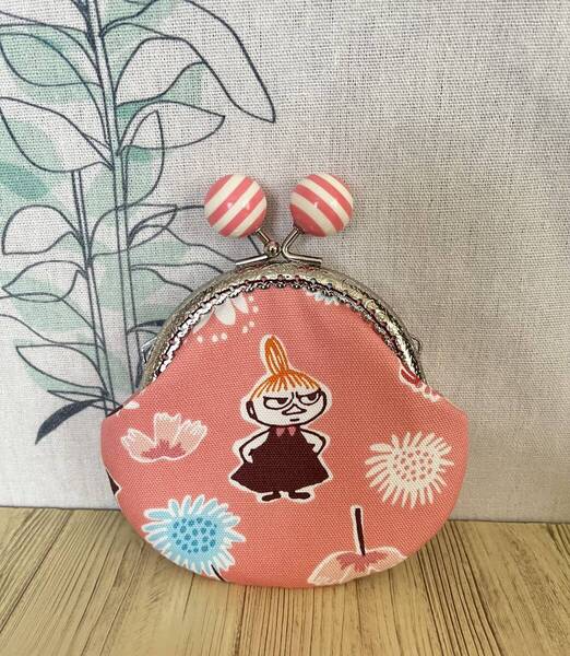 小さめがま口 / ポーチ / 財布 / 小物入れ / ハンドメイド ☆ リトルミイ・477