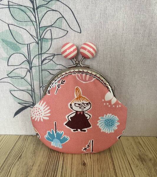 小さめがま口 / ポーチ / 財布 / 小物入れ / ハンドメイド ☆ リトルミイ・472