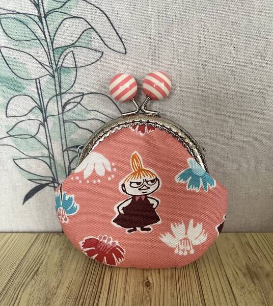 小さめがま口 / ポーチ / 財布 / 小物入れ / ハンドメイド ☆ リトルミイ・475