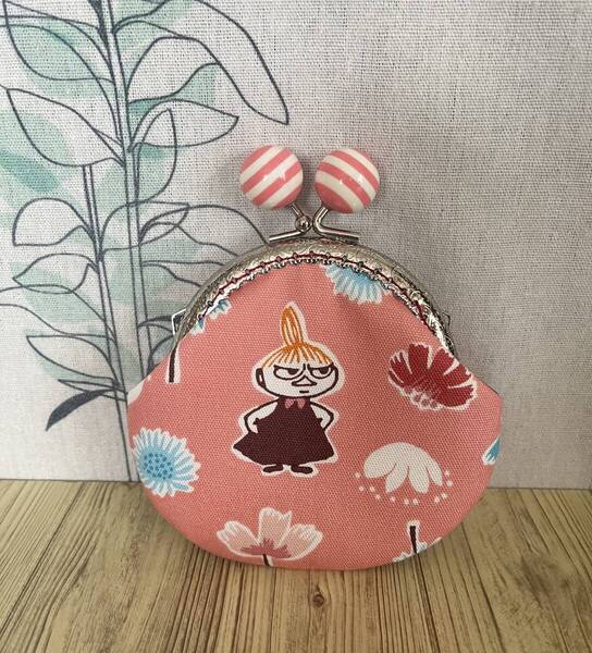 小さめがま口 / ポーチ / 財布 / 小物入れ / ハンドメイド ☆ リトルミイ・473