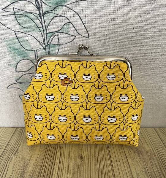 がま口 / ポーチ / 財布 / 小物入れ / ハンドメイド☆ノラネコぐんだん・71