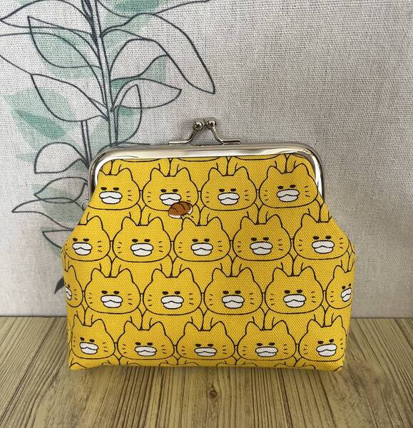 がま口 / ポーチ / 財布 / 小物入れ / ハンドメイド☆ノラネコぐんだん・73