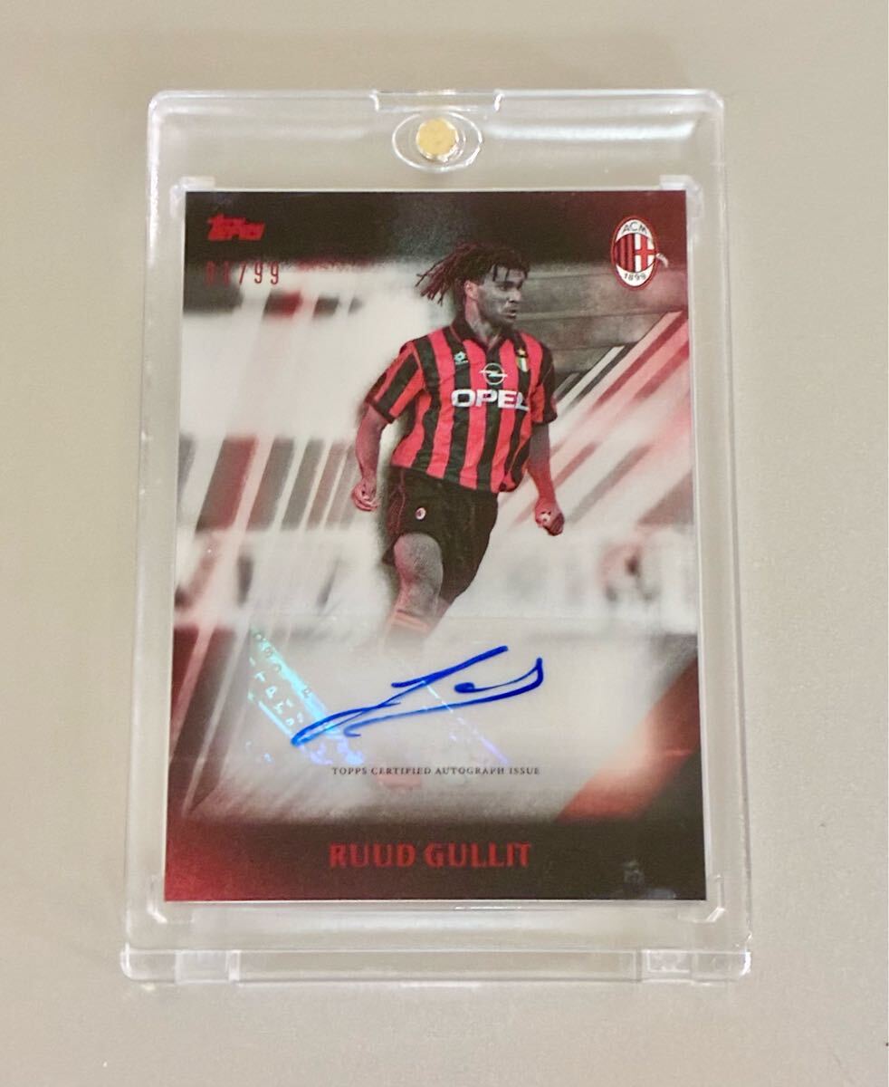 世界99枚限定!Panini Gullit ルート フリット 直筆サインカード Yahoo!オークション -「ルート フリット」(シングルカード