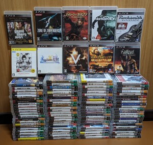 【ジャンク】【1円スタート】PS3/プレイステーション3/PlayStation3 ゲームソフト 大量 約100本まとめ売り 【A521】