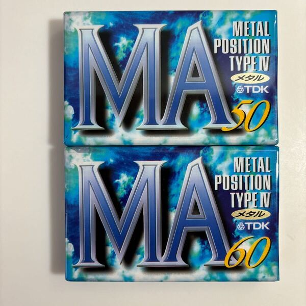 カセットテープ メタルポジション TDK MA METAL 50分1本・60分1本(合計2本)