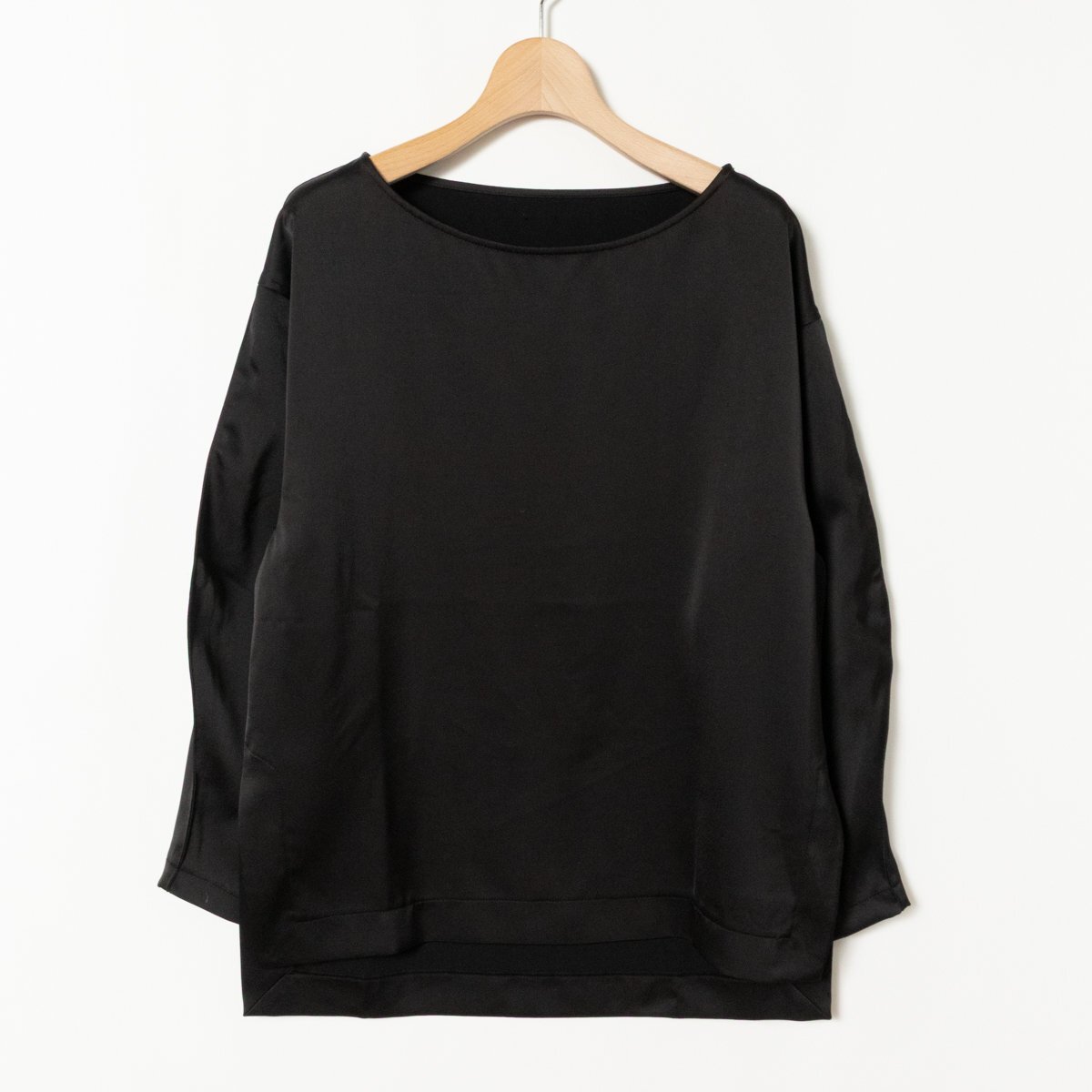 AnneCoquineアンコキーヌ　レディースカットソー　グレー系　Lサイズ Anne Coquine ロゴ刺繍Tシャツ／7161 ユニセックス 男女兼用 大人　オシャレ カジュアル アンコキーヌ AnneCoquine  藤島彩子 | アンコキーヌ