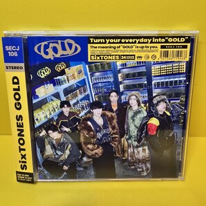 ★美品 新品ケース交換済み 「GOLD」SixTONES