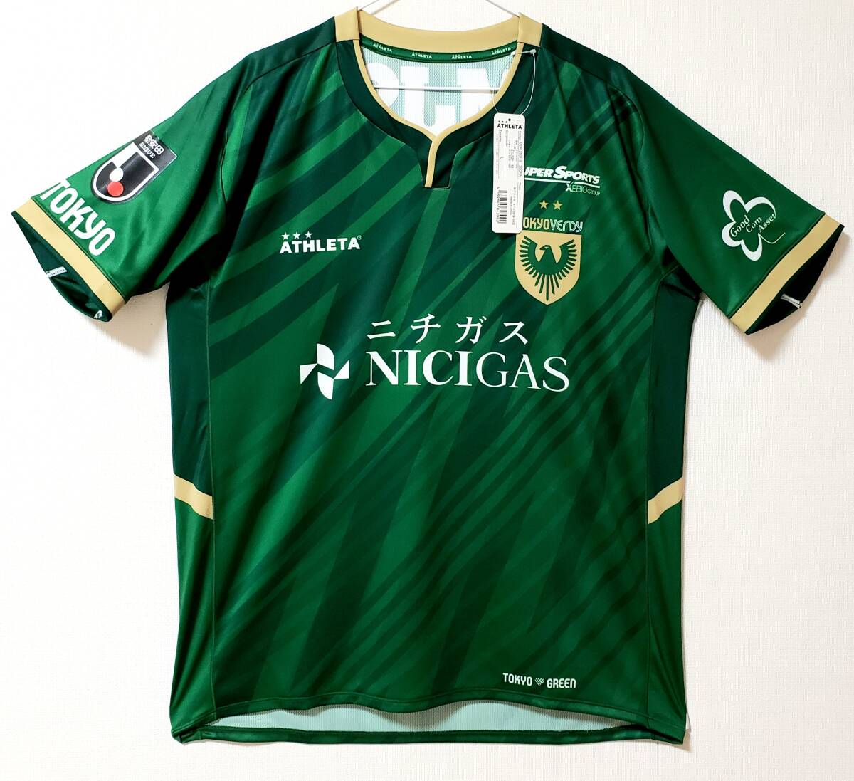 アスレタ★'Jリーグ サッカー 読売ヴェルディ 2020ユニフォーム 未使用品 Yahoo!オークション -「東京ヴェルディ アスレタ」(ウエア