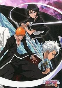 中古下敷き 一護&ルキア&日番谷 下敷き「PSPソフト BLEACH-ブリーチ- ヒート・ザ・ソウル6」予約特典