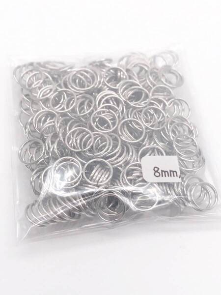 丸カン8mm シルバー/ゴールド 各20g