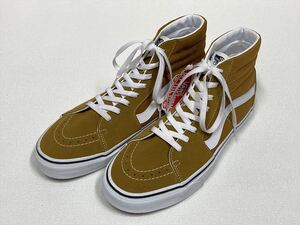 VANS レア!! SK-8 Hi 茶系 黄土色系 スエード US9.5 (27.5cm) アメリカ企画限定!! バンズ ハイトップ