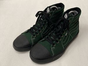 VANS 激レア!! SK-8 Hi BMX 緑 キャンバス 黒ソール POPCUSH US7.5 (25.5cm) アメリカ企画限定!! バンズ ハイトップ