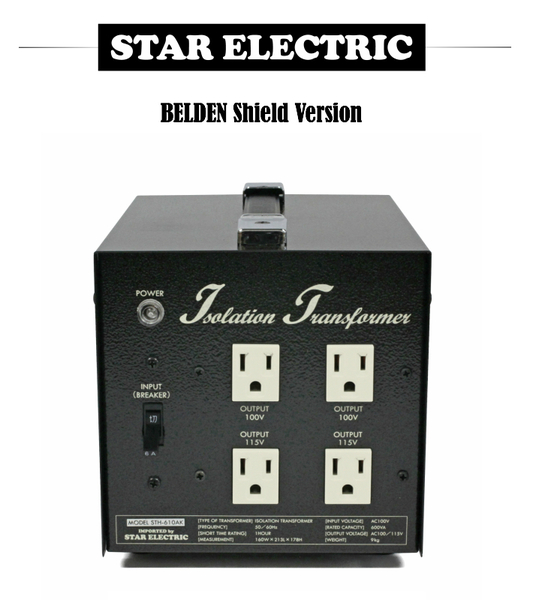 約1ヵ月使用 アイソレーション電源トランス600W・100V仕様・ギタリスト電源(ベルデンシールド電源ケーブル仕様)pro cable プロケーブル