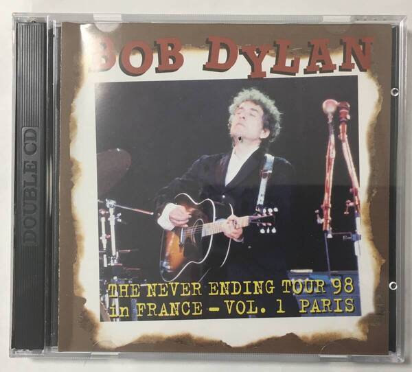 BOB DYLAN THE NEVER ENDING TOUR 98 IN FRANCE-VOL.1 PARIS JUNE 30 1998 LE ZENITH 2CD