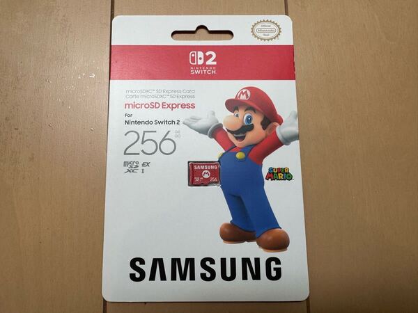 即日発送 新品 Nintendo Switch 2 microSD Express Card 256GB SAMSUNG サムスン 任天堂ライセンス SDカード ニンテンドースイッチ SanDisk
