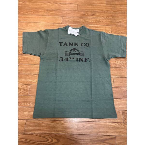 WAREHOUSE 4601 S/S TEE TANK CO. GREEN Lサイズ
