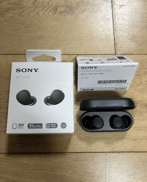 ★送料無料★【美品】SONY 完全ワイヤレスイヤホン WF-C510 【ブラック】★