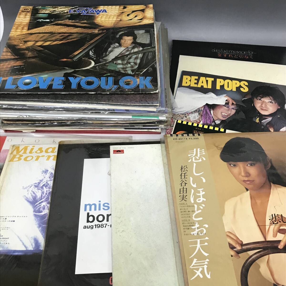 ジャンク 邦楽 レコード まとめ売りLP 7インチ合わせて 72枚 ジャンク 邦楽 レコード まとめ売りLP 7インチ合わせて 72枚