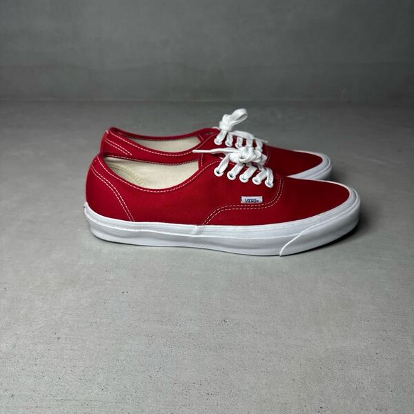 VANS vault authentic LX オーセンティック red 赤 レッド バンズ ボルト Anaheim アナハイム 44 DX 44dx 29 11 スニーカー シューズ 靴