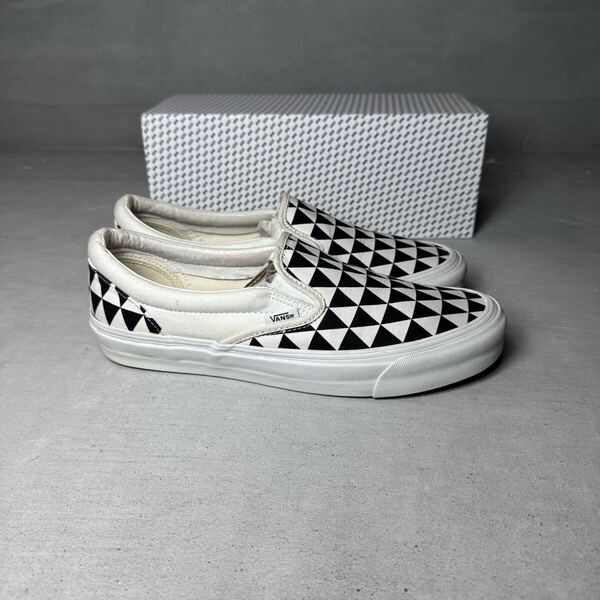 VANS VAULT slip-on 98 LX バンズ ボルト 黒 白 スリッポン sns アナハイム slip on チェッカーボード Anaheim アナハイム slipon