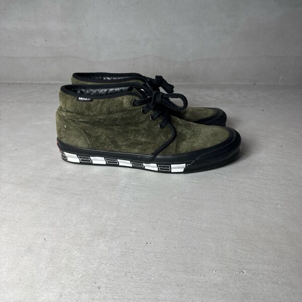 VANS VAULT ボルト chukka チャッカ Anaheim アナハイム TTT authentic オーセンティック 44 DX 44DX カーキ グリーン スニーカー ブラック