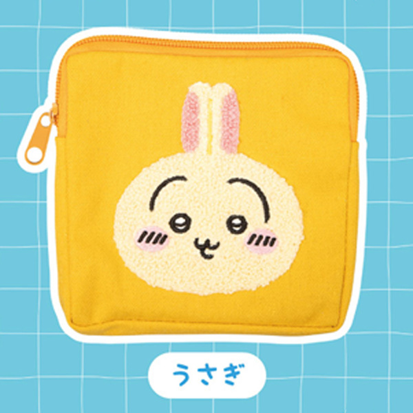 ★新品★未使用★うさぎ★ちいかわ★もこもこポーチ2★ガチャ★ガシャ★カプセルトイ★