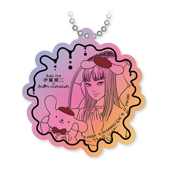 ★新品★未使用★富江×ポムポムプリン★伊藤潤二×サンリオキャラクターズ★アクリルチャーム★ガチャ★ガシャ★カプセルトイ★★