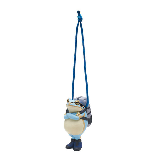 ★カルデラ★新品★未使用★無事カエル★ストラップ★アースカラー★カエルの森工房★ガチャ★ガシャ★カプセルトイ★ミニチュア