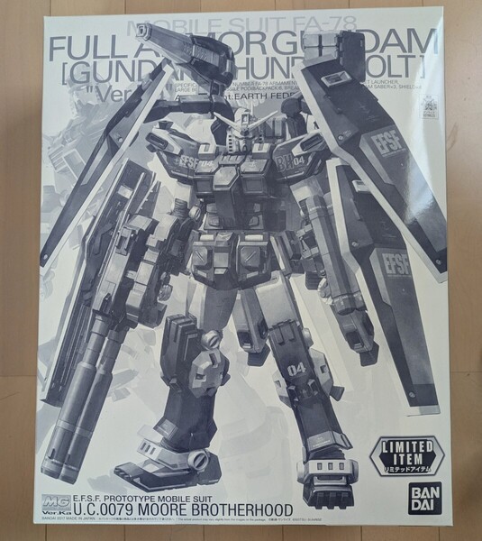 MG 1/100 フルアーマー・ガンダム Ver.Ka(GUNDAM THUNDERBOLT Ver.) ハーフメカニカルクリア プラモデル(ガンプラEXPO等限定) 未組立