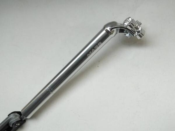 送料込 新品即決> T-MARS 軽量 水平ダブルボルト シートポスト 径26.8mm L:300 シルバー クラシックサイズ クロモリフレームのレストアに