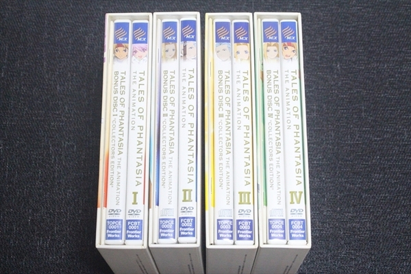 【送料込】セル版DVD 4巻セット★テイルズオブファンタジア ザ・アニメーション コレクターズエディション
