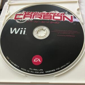 Wii ウィー ソフトのみ ディスクのみ ニードフォースピードカーボン ニード フォー スピード カーボン need for speed carbon ソフト