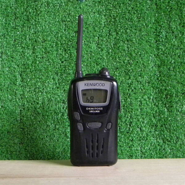 KENWOOD UBZ-LM20 DEMITOSS ケンウッド 特定小電力ハンディトランシーバー SPマイク付 難あり g60lm9