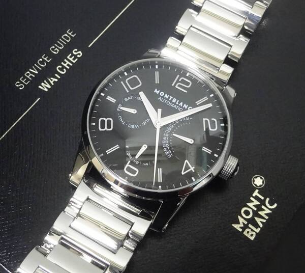 希少モデル Montblanc モンブラン タイムウォーカー レトログレード 103095 自動巻 メンズ 国際保証書あり 純正内外箱あり 本物
