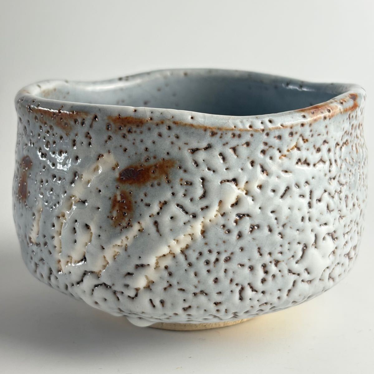 GE】M861【コレクター所蔵品】時代 志野茶碗/日本美術 美濃焼