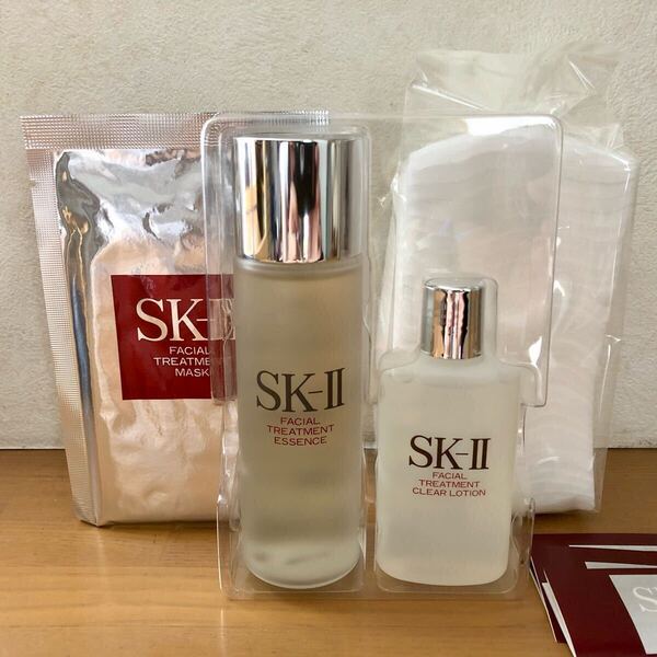 【送料無料】SK-Ⅱ フェイシャル トリートメント エッセンス 75ml クリアローション 40ml マスク コットン30枚付き 未使用 長期保管品