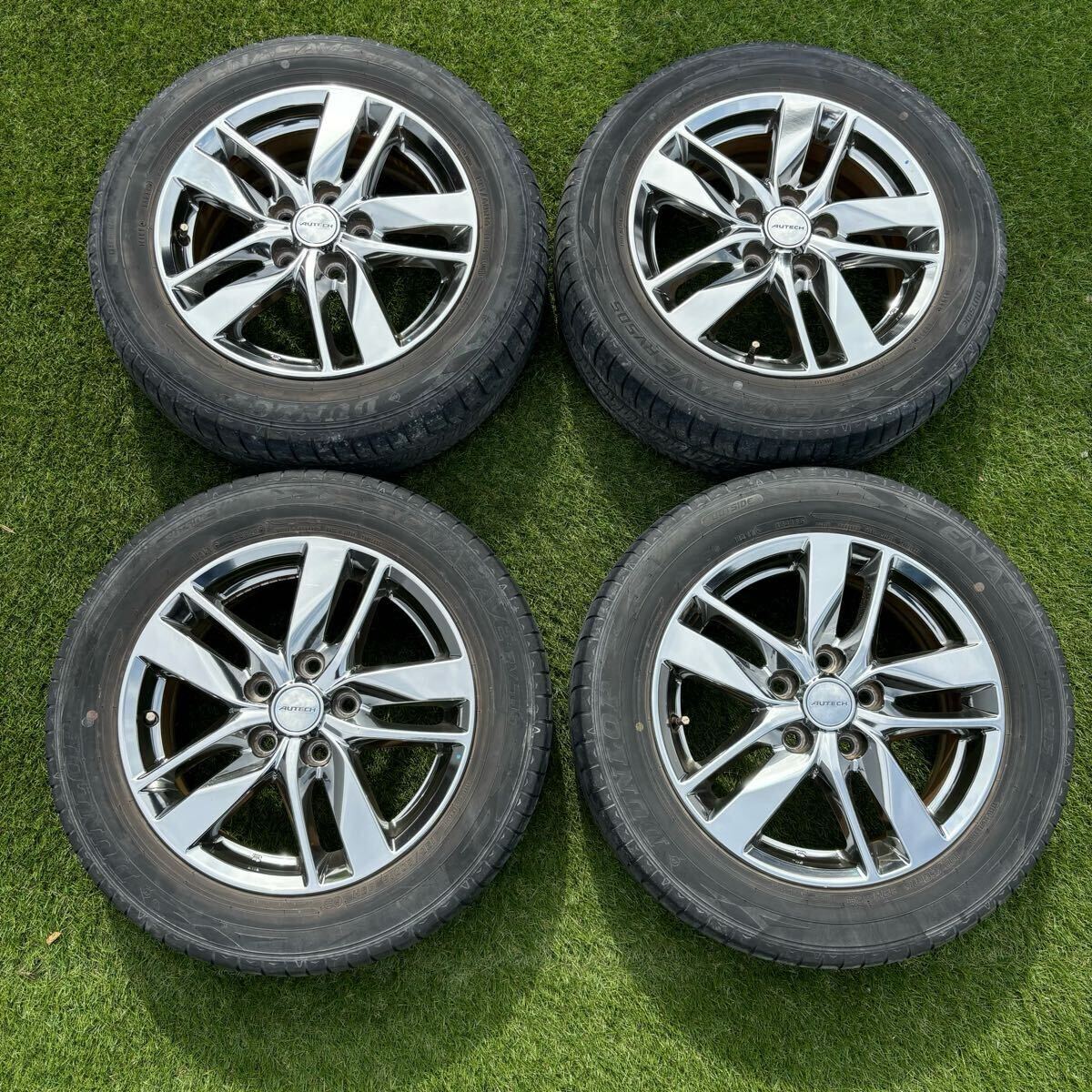 NANKAN 195/60R-16 日産オーテックアルミホイール4本セット Yahoo!オークション -「日産 オーテック ホイール」の落札相場