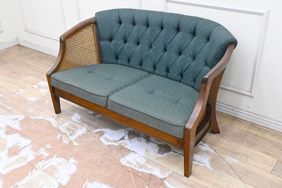 三越ブルージュ・オーク材クラシック3Pソファ MITSUKOSHI(三越家具)の高級家具、Brugge（三越ブルージュ）の