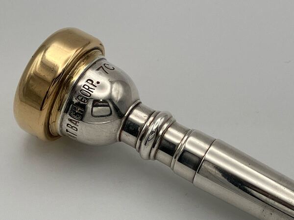 VINCENT BACH CORP.7C トランペットマウスピース金メッキ