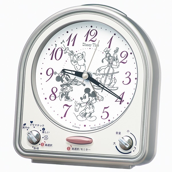 送料無料★特価 新品★SEIKO セイコー FD486S Disney Time ディズニータイム ミッキー&フレンズ 目ざまし時計 目覚まし時計