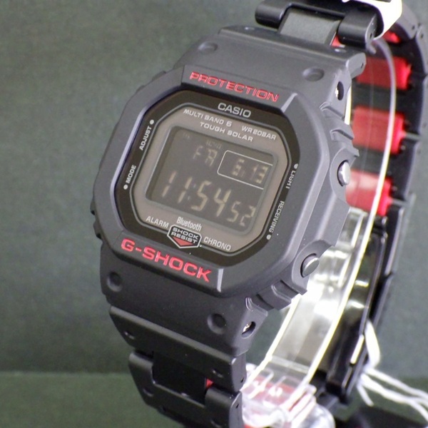 送料無料 特価 新品★カシオ G-SHOCK GW-B5600HR-1JF ソーラー電波 デジタル反転液晶 コンポジットバンド 耐衝撃 20気圧防水 メンズ腕時計