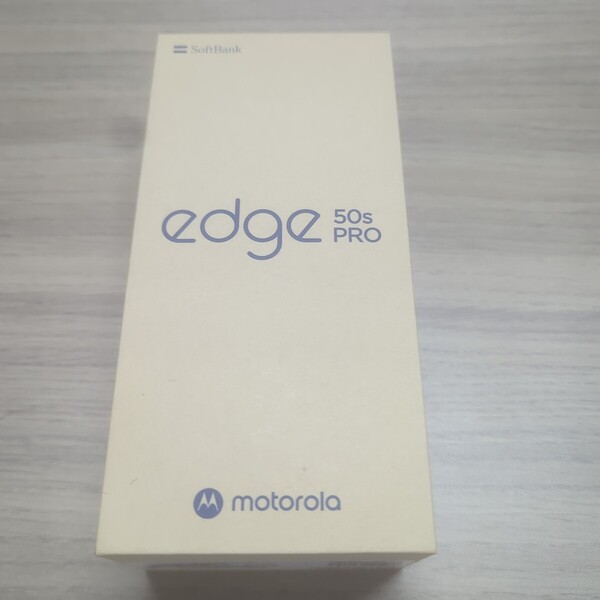 motorola edge 50s pro 6.7インチ メモリー8GB ストレージ256GB ブラックビューティー ソフトバンク