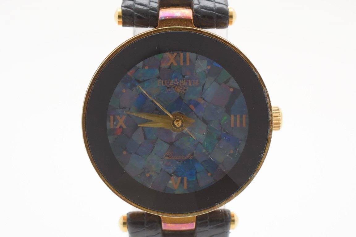 エリザベス ELIZABETH LA オパール調文字盤 美品 Yahoo!オークション -「elizabeth」(レディース腕時計) の落札